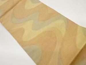 砂子綴れ曲線模様全通袋帯